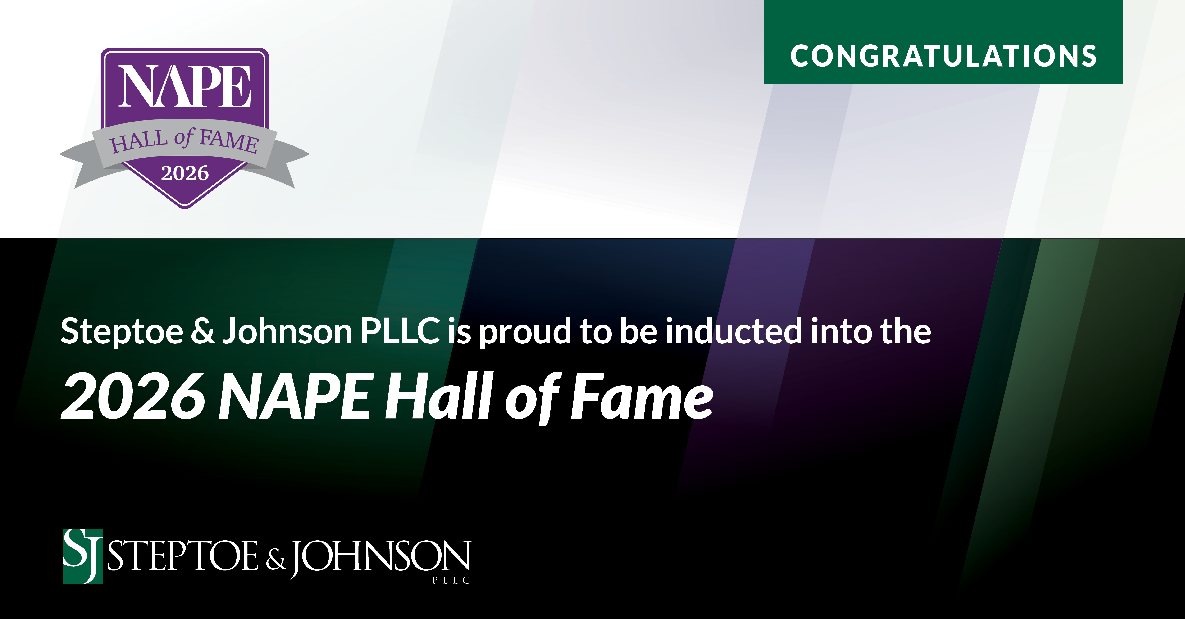 Steptoe & Johnson PLLC Inducted into the NAPE Hall of Fame